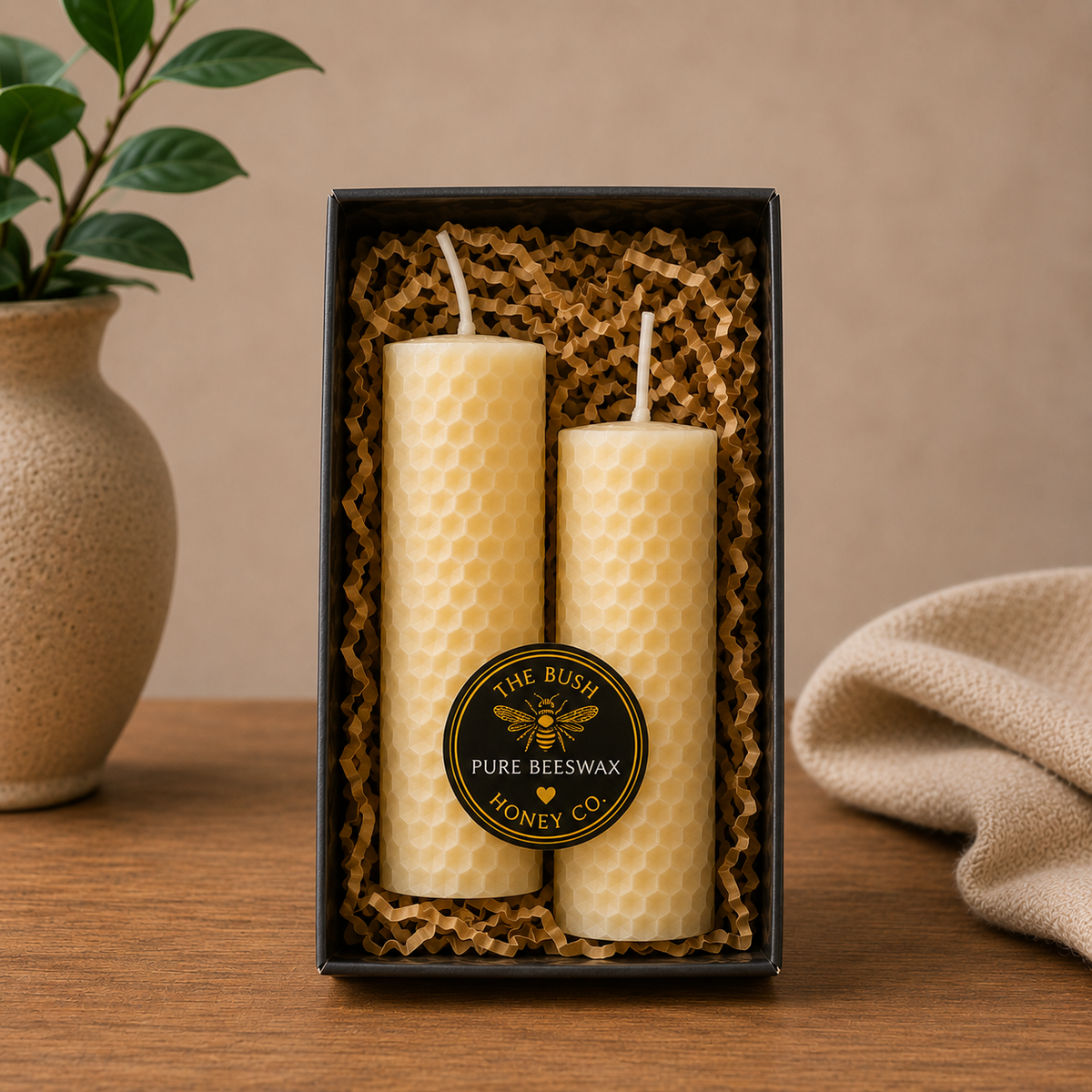 Rolled Beeswax Candles Rolled Beeswax Candles