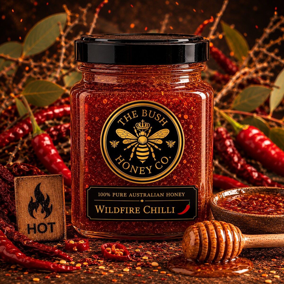 Wildfire Chilli 275g Jar Wildfire Chilli 275g Jar